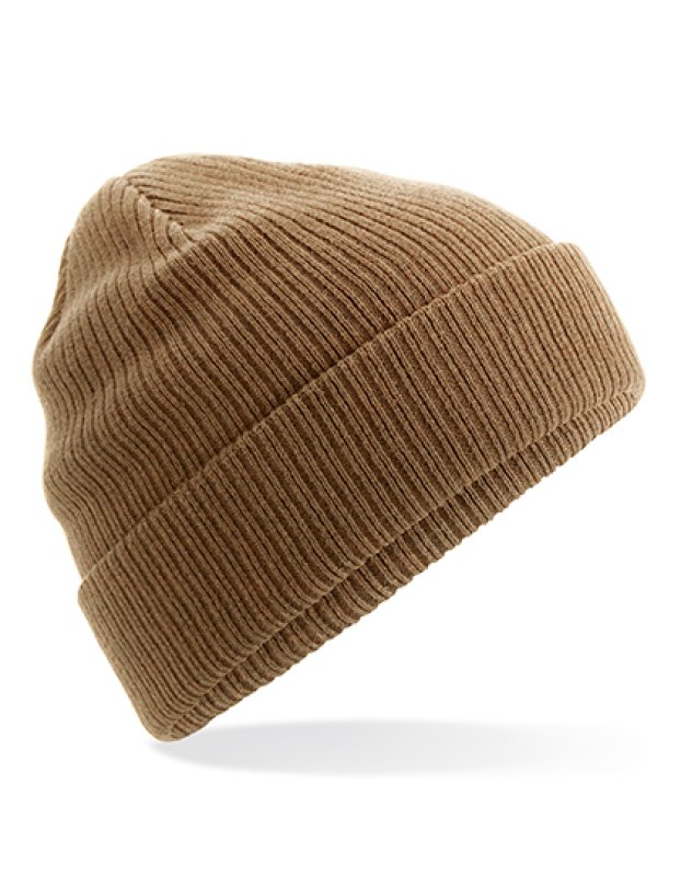 Unisex čiapka (Beechfield Organic Cotton Beanie) > béžová (biscuit)