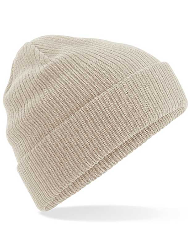 Unisex čiapka (Beechfield Organic Cotton Beanie) > hnedá (sand)