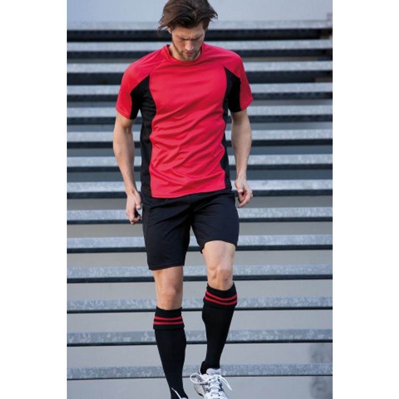 Športové ponožky (PROACT SPORTS SOCKS) > čierna / červená > 43/46