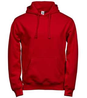 Unisex mikina (Tee Jays Power Hoodie) > červená > XS