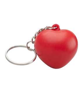 Antistresová loptička - kľúčenka > červená