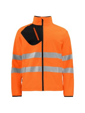 Pánska bunda (PROJOB SOFTSHELL JACKET HV) > oranžová > XS