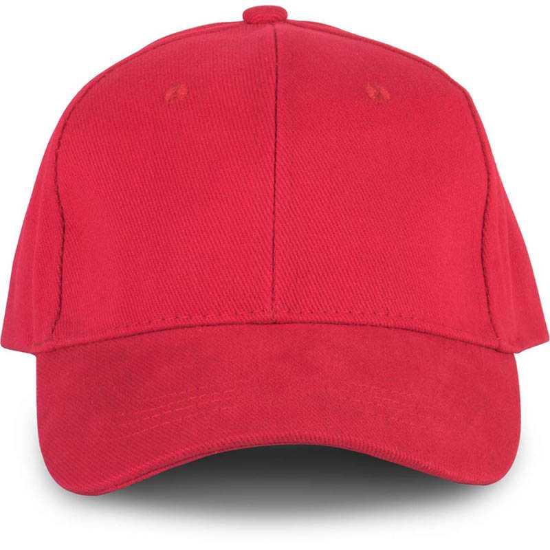 6 panelová šiltovka (K-UP OEKOTEX CERTIFIED 6 PANEL CAP) > červená