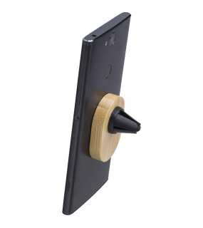 Bambusový držiak na mobil do auta > hnedá