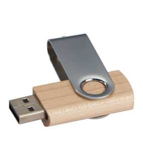 USB flash pamäť z dreva > hnedá