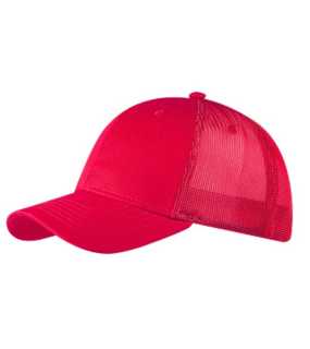 6 panelová šiltovka > červená