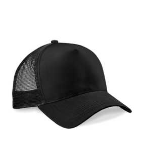Unisex šiltovka (Beechfield Snapback Trucker) > čierna / čierna
