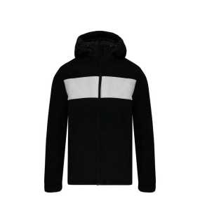 Unisex bunda (UNISEX CLUB JACKET) > čierna / biela > XL