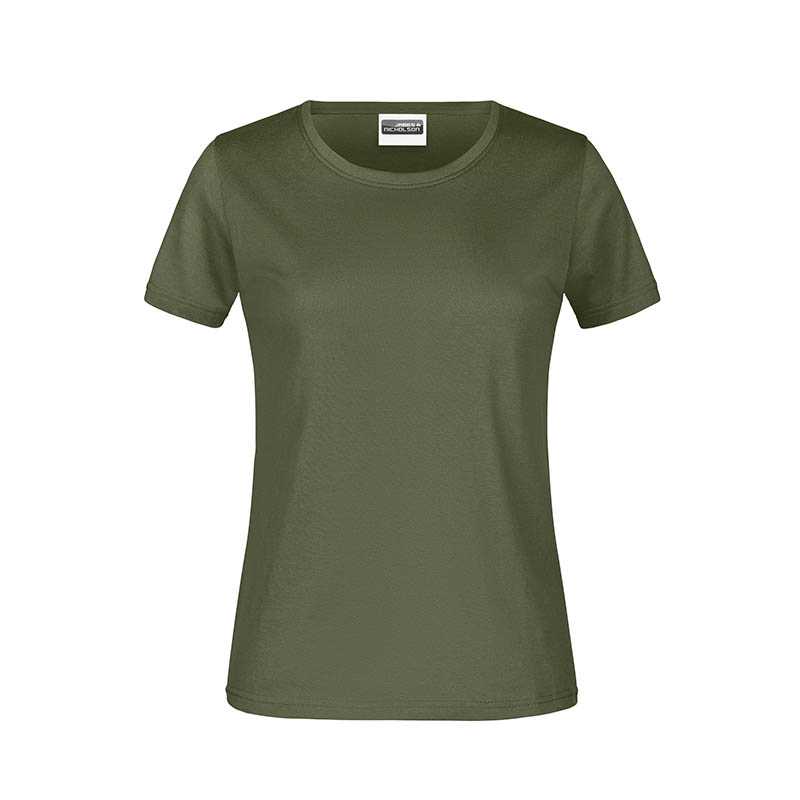 Dámske tričko(JN Basic-T Lady 150) > zelená (olive) > XS