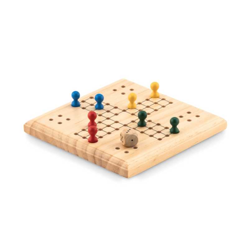 Ludo spoločenská hra > hnedá (wood)