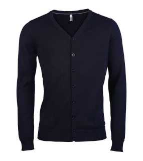 Pánsky sveter(KARIBAN MEN'S CARDIGAN) > modrá (navy) > M