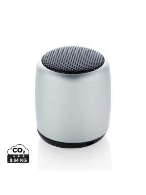 Mini hliníkový bezdrôtový reproduktor 3W > strieborná