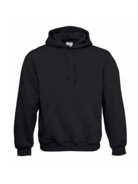 Unisex mikina (B&C HOODED) > čierna > XS