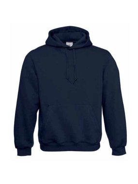 Unisex mikina (B&C HOODED) > modrá (navy) > L