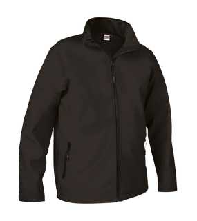 Detská softshellová bunda (HORIZON) >  čierna  >  10/12