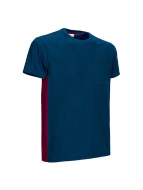 Pánske tričko (THUNDER) > modrá(navy)/červená(mahogany garnet) > 3XL