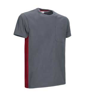 Pánske tričko (THUNDER) > šedá (cement) / červená (lotto) > XL