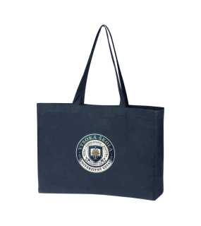 Taška z organickej bavlny (GOTS) > modrá (dark) (potlač loga v cene)
