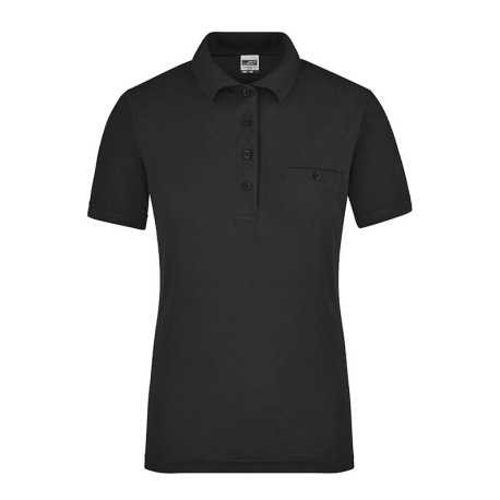 Dámska pracovná polokošeľa(DAIBER Ladies Workwear Polo Pocket) > čierna > S