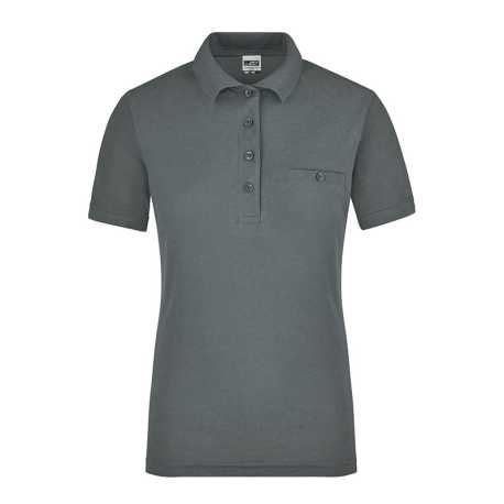 Dámska pracovná polokošeľa(DAIBER Ladies Workwear Polo Pocket) > šedá (dark) > XS