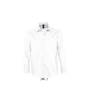 Pánska košeľa (SOLS BRIGHTON MENS LONG SLEEVE STRETCH SHIRT) > biela > L