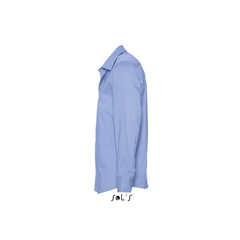 Pánska košeľa (SOLS BRIGHTON MENS LONG SLEEVE STRETCH SHIRT)>modrá (bright sky)>S