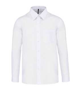 Pánska košeľa (KARIBAN JOFFREY LONG SLEEVE SHIRT) > biela > L