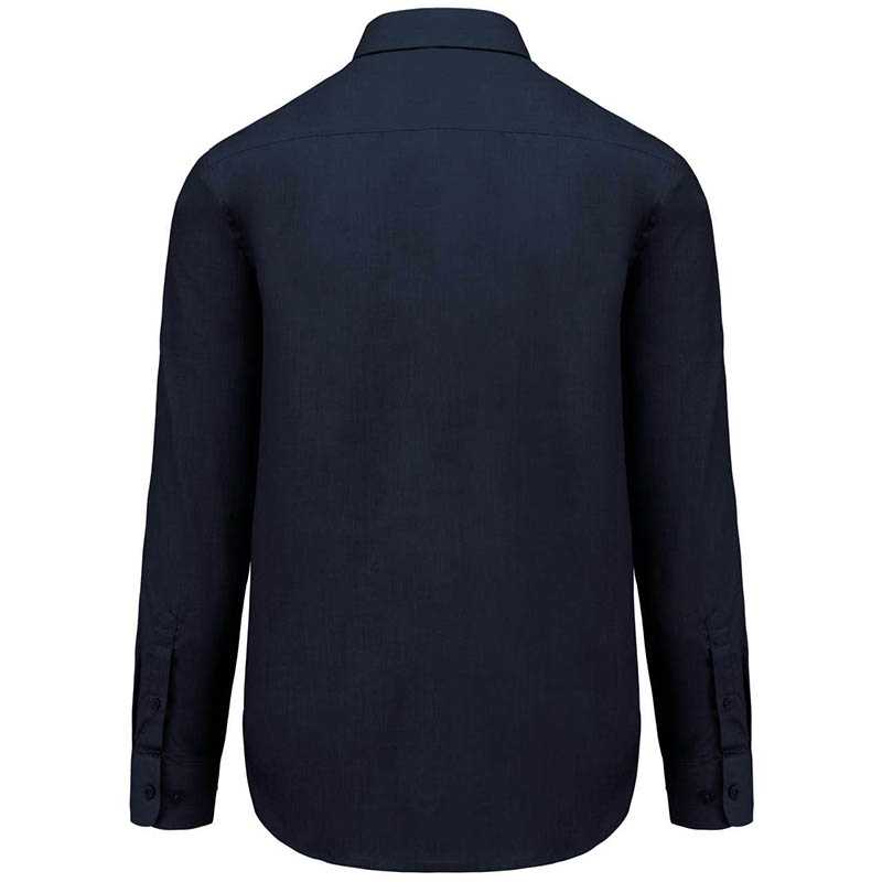 Pánska košeľa (KARIBAN JOFFREY LONG SLEEVE SHIRT) > modrá (navy) > 2XL