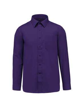 Pánska košeľa (KARIBAN JOFFREY LONG SLEEVE SHIRT) > fialová (purple) > XL