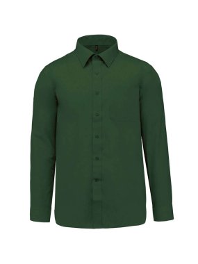 Pánska košeľa (KARIBAN JOFFREY LONG SLEEVE SHIRT) > zelená (forest) > XS
