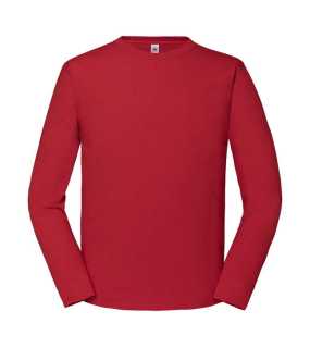 Unisex tričko (FOL ICONIC 195 RINGSPUN PREMIUM LONG SLEEVE T) > červená > 2XL