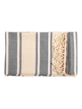Plážový uterák > šedá (ash) / prírodná