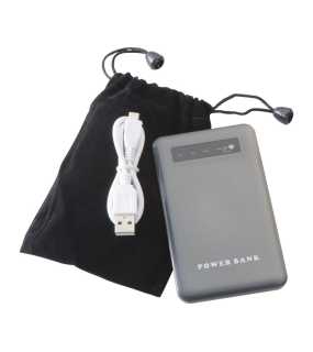 Kovový powerbank Kingsville > šedá
