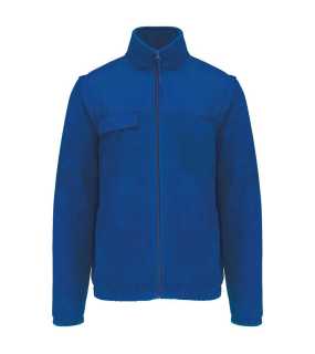 Unisex bunda (FLEECE JACKET WITH REMOVABLE SLEEVES) > modrá (royal) > L