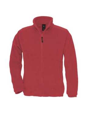Unisex fleece bunda (B&C ICEWALKER+) > červená > XL