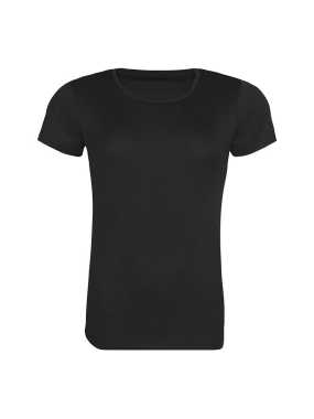 Dámske tričko (Just Cool WOMEN'S RECYCLED COOL T) > čierna (jet) > S