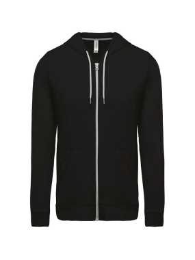 Pánska mikina(KARIBAN LIGHT COTTON HOODIE) > čierna > L