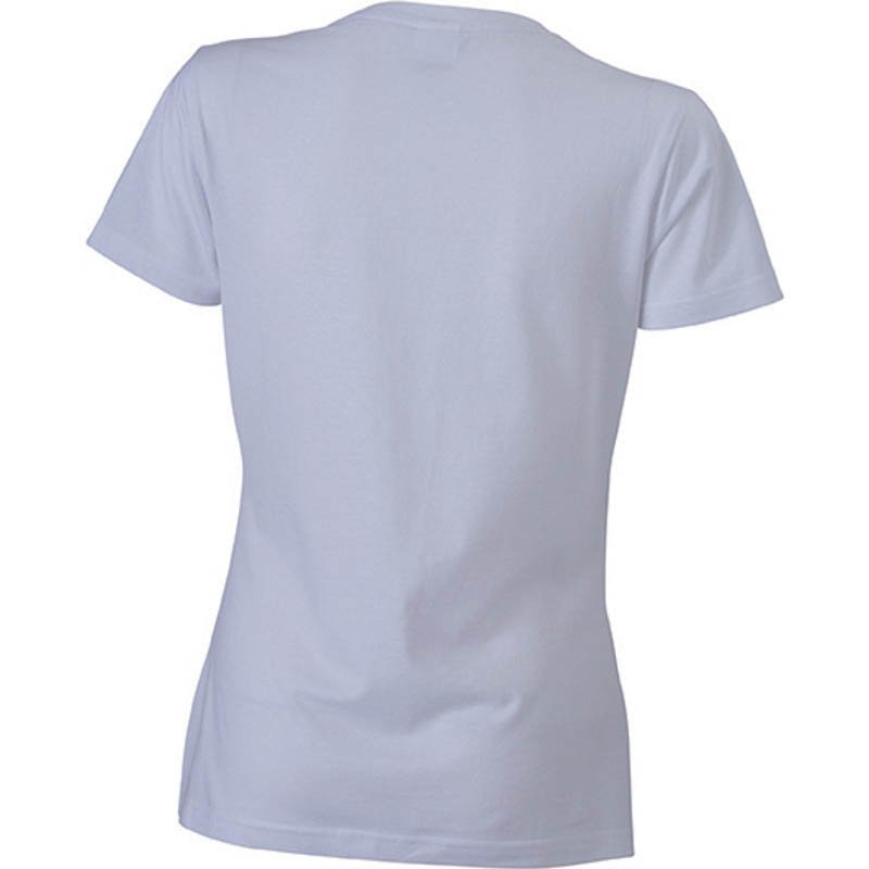 Dámske tričko (JN Ladies' Slim Fit V-T) > biela > L