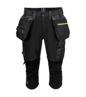 Pánske krátke nohavice (PROJOB PIRATE PANT STRETCH ) > čierna > 52
