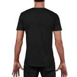 Unisex tričko (GILDAN SOFTSTYLE ADULT V-NECK T-SHIRT) > čierna > L