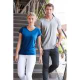 Unisex tričko (GILDAN SOFTSTYLE ADULT V-NECK T-SHIRT) > šedá (rssport) > 2XL
