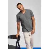 Unisex tričko (GILDAN SOFTSTYLE ADULT V-NECK T-SHIRT) > modrá (royal) > 3XL