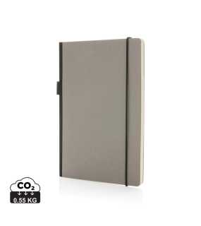 Zápisník A5 s tvrdou väzbou a vreckom > šedá