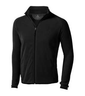 Pánska mikina (ELEVATE Brossard Micro Fleece) > čierna (solid) > L