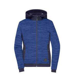 Dámska bunda (JN Ladies Padded Hybrid Jacket)>modrá (royal melange) / modrá (navy)>M