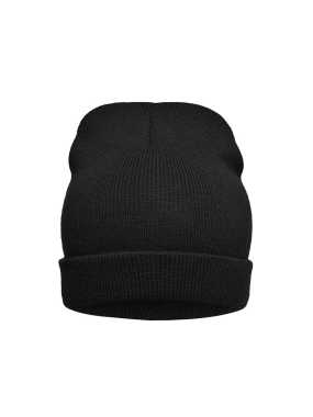 Čiapka (MB Knitted Promotion Beanie) > čierna