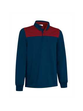 Pánska polokošeľa (HURRICANE) > modrá (orion navy) / červená (lotto) > 3XL