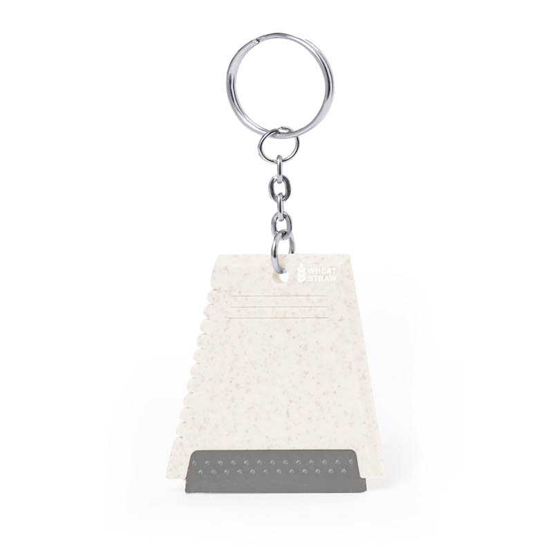 Kľúčenka so škrabkou na ľad > prírodná