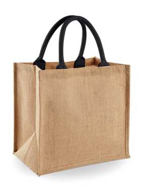 Nákupná taška (WM Jute Midi Shopper) > béžová (natural) / čierna