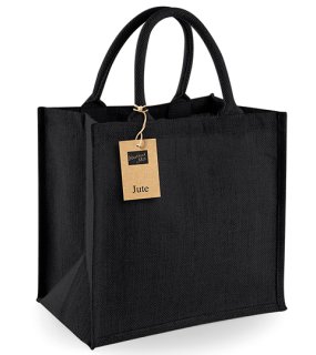 Nákupná taška (WM Jute Midi Shopper) > čierna / čierna